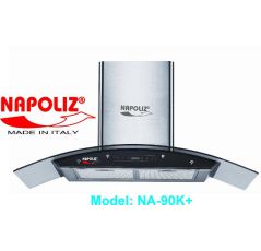 Máy hút mùi kính cong Napoliz NA-90K+