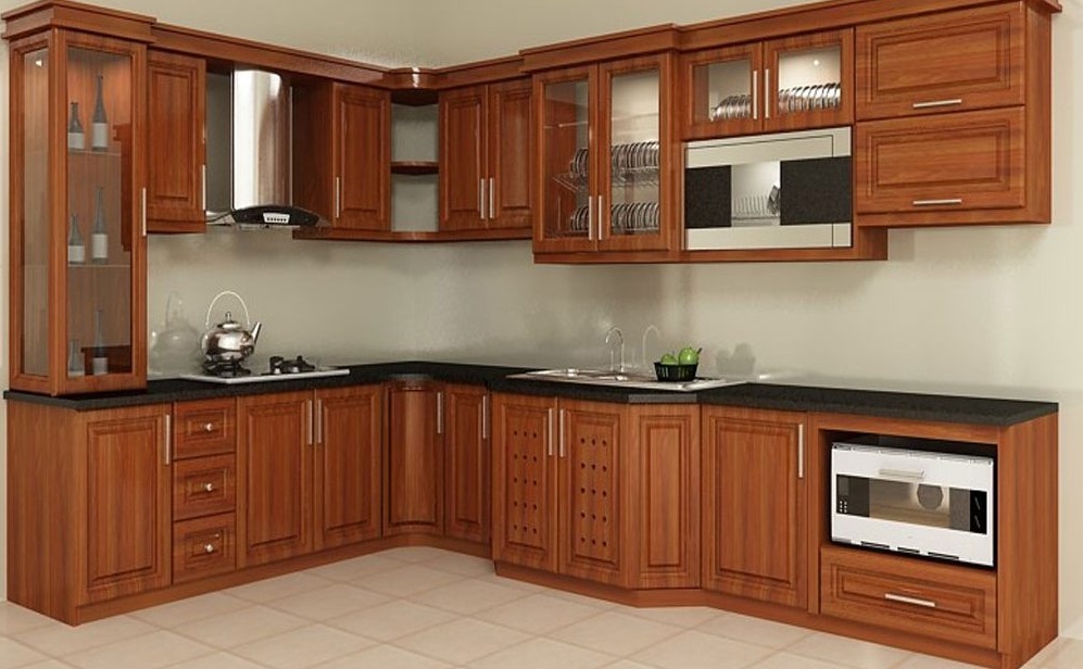 Với tủ bếp gỗ căm xe, không chỉ đem lại những đường nét sắc sảo và độc đáo, mà còn tôn lên phong cách trang nhã và đẳng cấp cho không gian bếp. Hãy nhấp chuột vào ảnh để xem chi tiết.