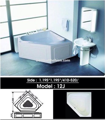 Bồn tắm góc Việt Mỹ 12J