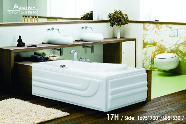Bồn tắm xây Việt Mỹ 17H