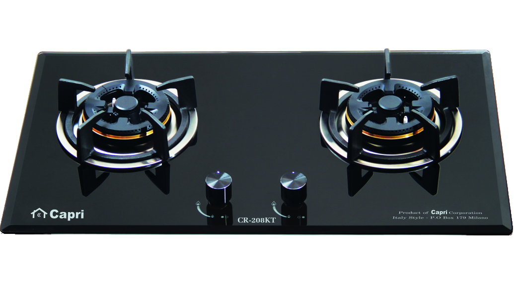 Bếp ga Capri CR-208kt (Black & Green)