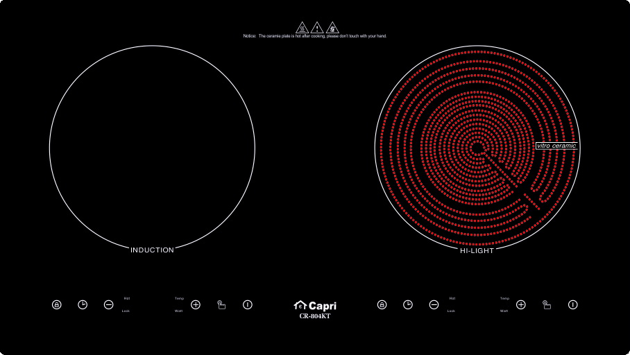 Bếp điện từ capri CR -804KT