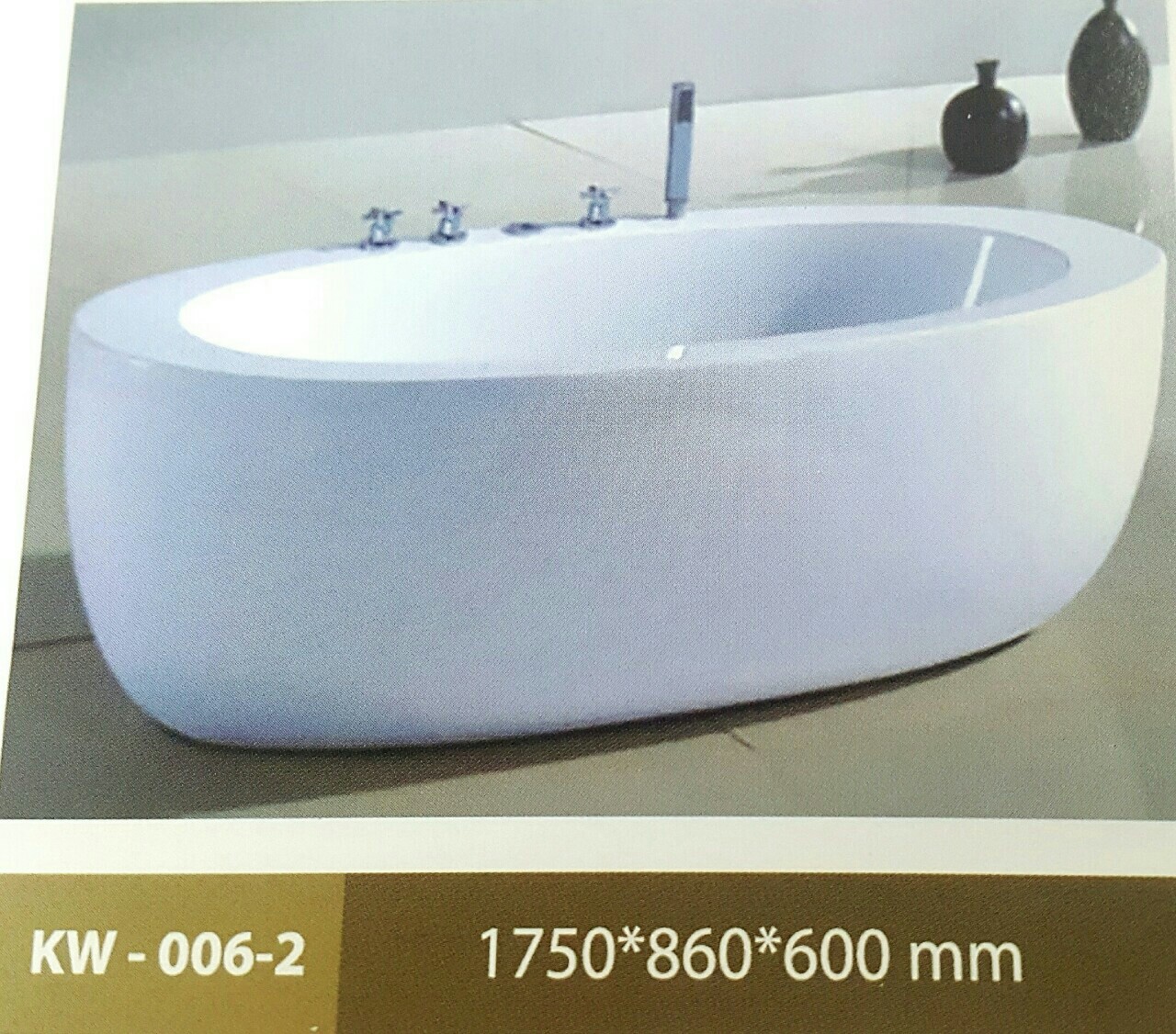 Bồn tắm độc lập Kawa Kw-006-2