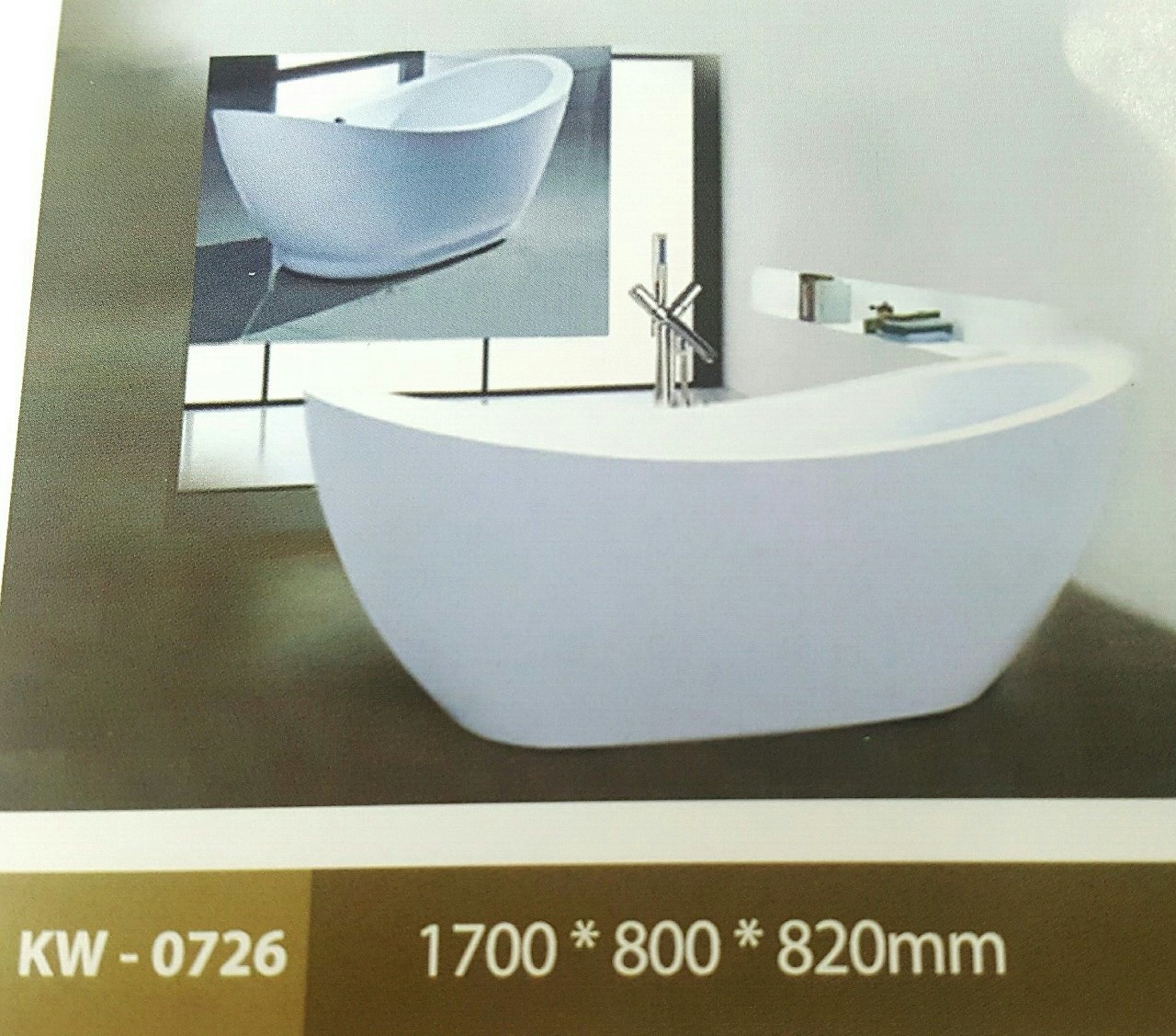 Bồn tắm độc lập Kawa KW-0726
