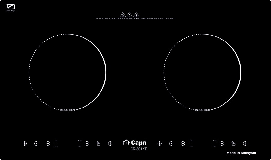 Bếp từ capri CR-801KT